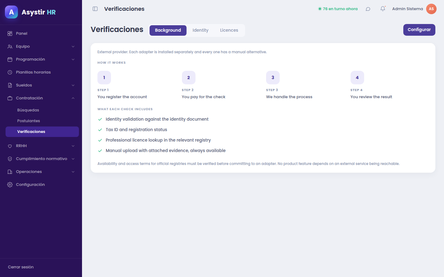 Verificaciones